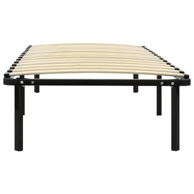Bedframe metaal zwart 90x200 cm Bedframe metaal zwart 90x200 cm
