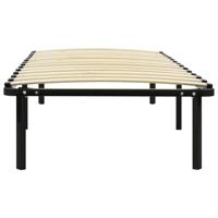 Bedframe metaal zwart 90x200 cm - thumbnail