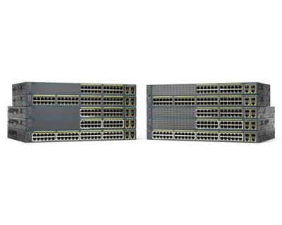 Cisco Catalyst WS-C2960+48PST-L netwerk-switch Managed L2 Fast Ethernet (10/100) Power over Ethernet (PoE) Zwart