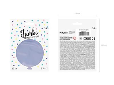 Grote Ballon 60 cm Pastel Licht Lila