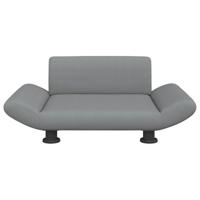 Hondenmand 70x45x28 cm stof lichtgrijs - thumbnail