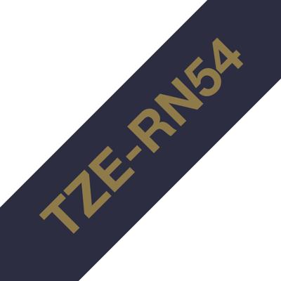 Labeltape brother ptouch tzern54 24mm marineblauw Labeltape brother ptouch tzern54 24mm marineblauw