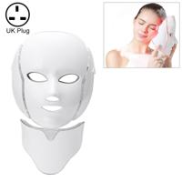 7 kleur LED gezichtsmasker photon masker huidverjonging gezicht Beauty machine UK plug - thumbnail