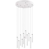 LED Hanglamp 22W - Dimbaar Warm Wit 3000K - Mat Wit Aluminium - thumbnail