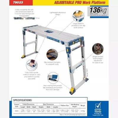 Werner Pro Platform AP2030 | Telescopisch Verstelbaar Werkbordes - 1299379023 Werner Pro Platform AP2030 | Telescopisch Verstelbaar Werkbordes - 1299379023