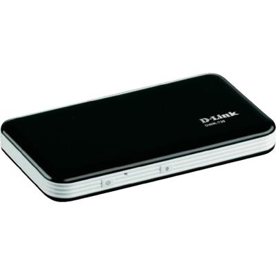 D-Link DWR-730 Mobiele 3G hotspot zwart, tot 21.6 Mbps download, microSD kaartslot