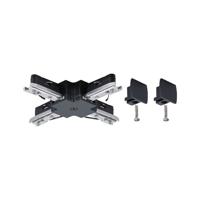 Paulmann 96908 230V-railsysteemcomponenten X-verbinder Zwart (mat) - thumbnail