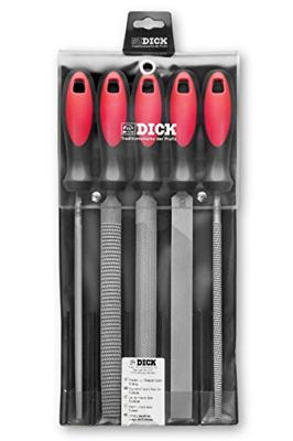 Dick 1304401-2K Set vijlen/raspen 5-delig Slaglengte 200 mm 1 set(s)