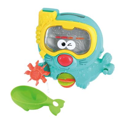 Playgo badspeelgoed spattende zeehond met duikbril Playgo badspeelgoed spattende zeehond met duikbril