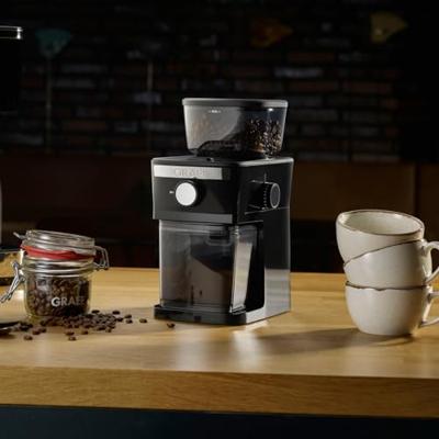 Graef CM252 CM252EU Koffiemolen Zwart RVS maalwerk Graef CM252 CM252EU Koffiemolen Zwart RVS maalwerk
