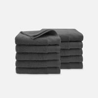 Walra Soft Cotton Handdoeken 50 x 100 cm - 550 gr/m² - Antraciet - 10 stuks - thumbnail