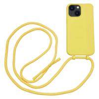 Høyde - iPhone 13 Mini - Telefoonhoes met koord - Geel - thumbnail