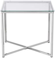 Bijzettafel Indor - glas - 45x50x50 cm - Leen Bakker - thumbnail
