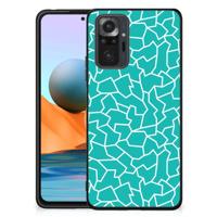Xiaomi Redmi Note 10 Pro Leuk Telefoonhoesje Cracks Blue - thumbnail