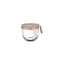 Mepal Glas Maatbeker 1l Met Deksel Chalk - thumbnail