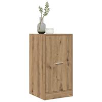 Apothekerskast 40x41x77,5 cm bewerkt hout artisanaal eikenkleur - thumbnail