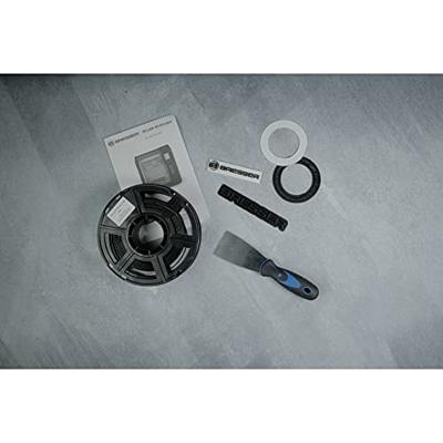 Bresser Achtergronddoek van 100% Katoen - 80 x 120cm - Painted Grey