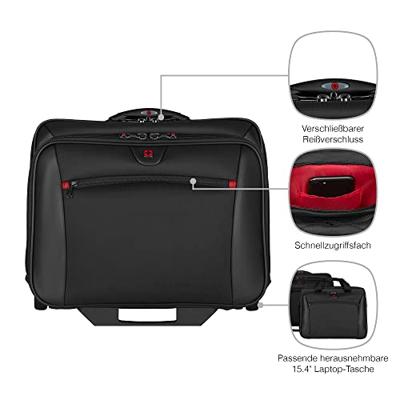 Wenger 600661 Laptopkoffer Geschikt voor max. (laptop): 43,2 cm (17) Zwart Wenger 600661 Laptopkoffer Geschikt voor max. (laptop): 43,2 cm (17) Zwart