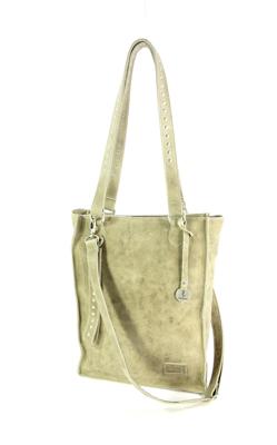 Handgemaakte leren shopper schoudertas #13 taupe Handgemaakte leren shopper schoudertas #13 taupe