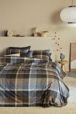 Beddinghouse Beddinghouse Brett Dekbedovertrek Grey 140x200/220 cm