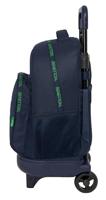 Schoolrugzak met Wielen Benetton Together Marineblauw 33 x 45 x 22 cm - thumbnail