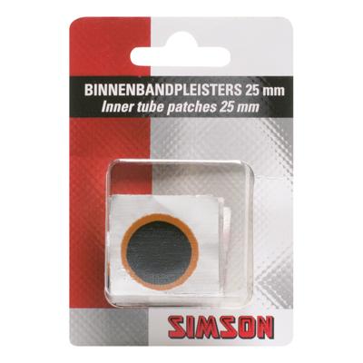 Simson binnenbandpleisters 25 mm (8x)