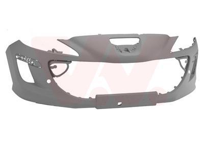 VOORBUMPER zonder KOPLAMPSPROEIER-GATEN met PDC-GATEN 4042575