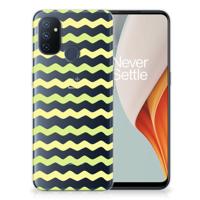 OnePlus Nord N100 | TPU bumper | Waves Yellow - thumbnail