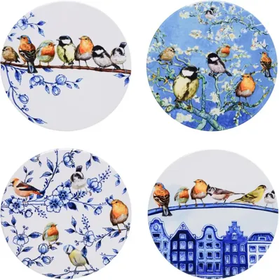 HEINEN - Onderzetters Bosvogels 4-dlg