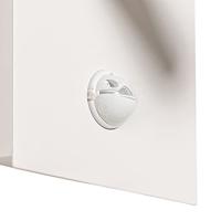 QAZQA Buiten wandlamp wit incl. LED IP54 bewegingssensor - Simon - thumbnail