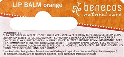 Benecos Natural Lip Balm Orange
