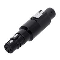 Adam Hall 4 Star A XF3 SF4 XLR female naar 4-polig female speaker verloopplug - thumbnail