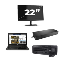 HP ZBook 15 G2 - Intel Core i7-4e Generatie - 15 inch - 16GB RAM - 256GB SSD - Windows 11 + 1x 22 inch Monitor - thumbnail