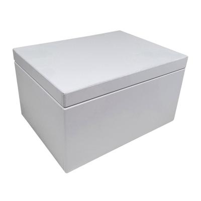 MDF Opbergkist rechthoek - Wit - Groot