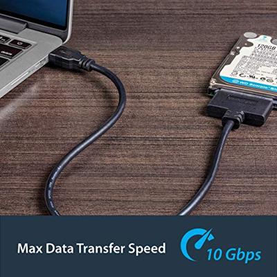 Kabel Micro USB Startech USB312SAT3CB Zwart