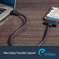 Kabel Micro USB Startech USB312SAT3CB Zwart - thumbnail