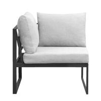 Hoekelement Prades - antraciet - 70x78x78 cm - incl. kussens - thumbnail