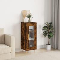 Dressoir 34,5x34x90 cm bewerkt hout gerookt eiken - thumbnail