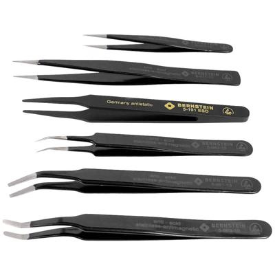 Bernstein Tools for Electronics 5-060-AES Pincetset ESD, Universeel 6-delig Bernstein Tools for Electronics 5-060-AES Pincetset ESD, Universeel 6-delig
