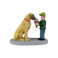 Lemax best friends share kerstdorp figuur type 2 Caddington Village 2022 - thumbnail