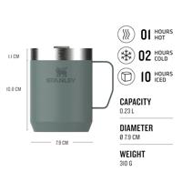 STANLEY - Stay-Hot Camp Mug - Kantoorbeker 0,23l Shale - thumbnail