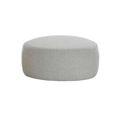 Light & Living Poef 'Liberia' Bouclé, 80 x 80cm, kleur Beige