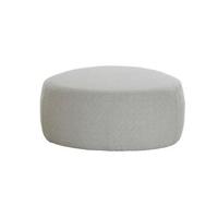 Light & Living Poef 'Liberia' Bouclé, 80 x 80cm, kleur Beige - thumbnail