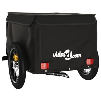 Fietstrailer 30 kg ijzer zwart - thumbnail
