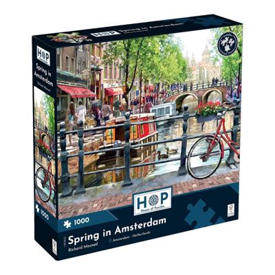 Spring in Amsterdam Puzzel 1000 Stukjes Spring in Amsterdam Puzzel 1000 Stukjes