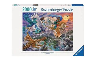 Ravensburger puzzel Pegasus and Friends 2000 stukjes Ravensburger puzzel Pegasus and Friends 2000 stukjes