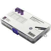TRU COMPONENTS TC-6793936 Krimpkous assortiment Zwart Krimpverhouding:3:1 100 stuk(s) - thumbnail