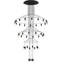 Vibia - Wireflow Chandelier 0378 hanglamp Zwart - thumbnail