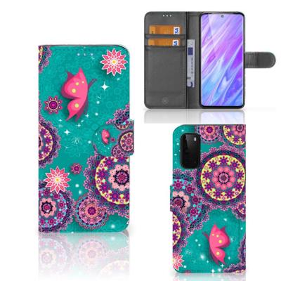 Samsung Galaxy S20 Hoesje Cirkels en Vlinders