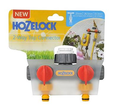 Hozelock 2250 0000 FLOWMAX ™ 2-voudige splitser 12 -15 mm (1/2) Ø Met reguleerventiel